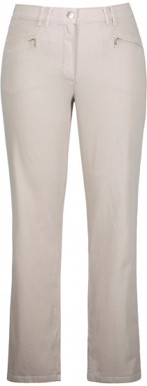 Ulla Popken Summer Pants Mony Beige - Jeans & Hosen in Großen Größen – Plus Size - Jeans & Hosen, EU 42-70