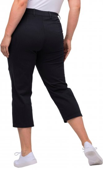 Ulla Popken Mony Stretch Capri Pants Navy - Jeans & Hosen in Großen Größen – Plus Size - 