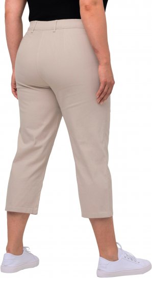 Ulla Popken Mony Stretch Capri Pants Orange - Jeans & Hosen in Großen Größen – Plus Size - 
