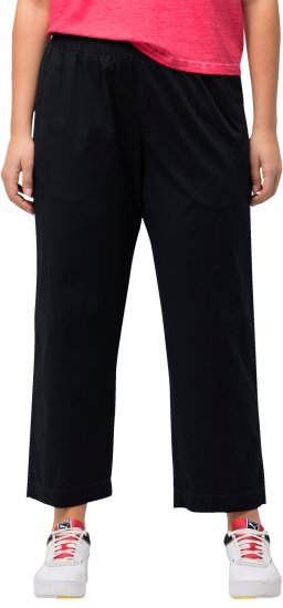 Ulla Popken Wide Leg Ruby Fit Stretch Chino Pants Dark Teal - Jeans & Hosen in Großen Größen – Plus Size - 