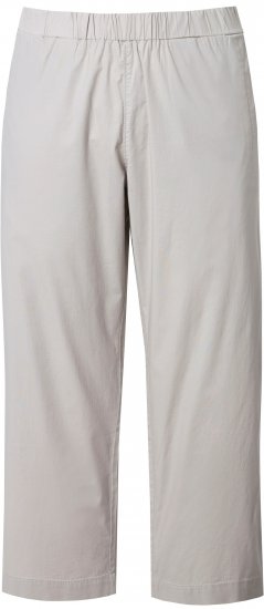 Ulla Popken Wide Leg Ruby Fit Stretch Chino Pants Pebble - Jeans & Hosen in Großen Größen – Plus Size - 
