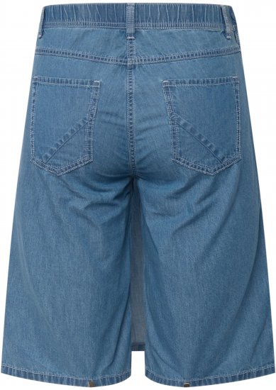 Ulla Popken Denim Wrap Look Skort Blue Denim - Jeans & Hosen in Großen Größen – Plus Size - 