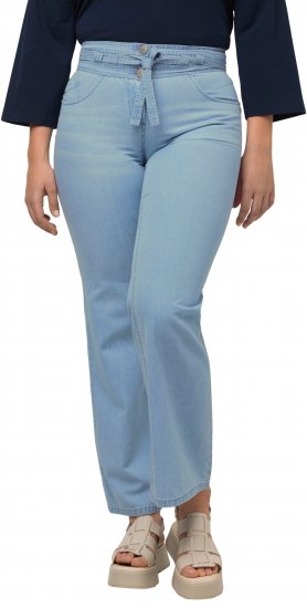Ulla Popken Soft Denim Wide Leg Jeans Blue Denim - Jeans & Hosen in Großen Größen – Plus Size - 