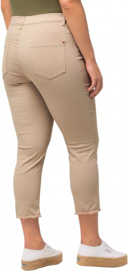 Ulla Popken Stretch Blend Bengaline Pants Dark Putty - Jeans & Hosen in Großen Größen – Plus Size - 
