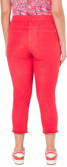 Ulla Popken Stretch Blend Bengaline Pants Neon Red - Jeans & Hosen in Großen Größen – Plus Size - 