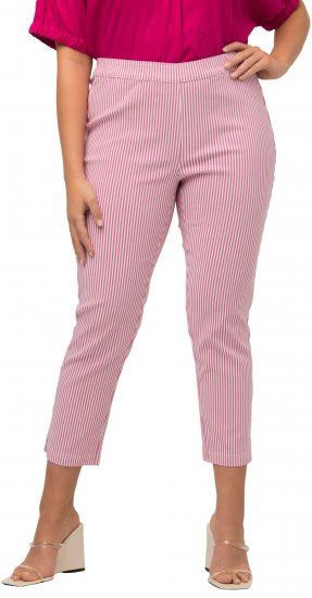 Ulla Popken Stretch Blend Bengaline Pants Pale Lilac - Jeans & Hosen in Großen Größen – Plus Size - 