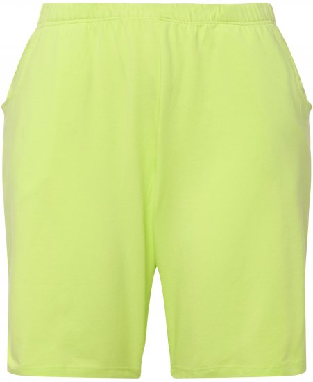 Ulla Popken Stretch Knit Bermuda Shorts Green - Jeans & Hosen in Großen Größen – Plus Size - 