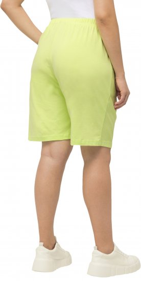 Ulla Popken Stretch Knit Bermuda Shorts Green - Jeans & Hosen in Großen Größen – Plus Size - 