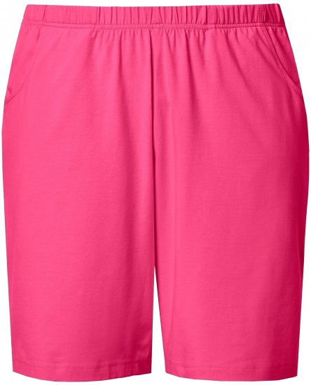 Ulla Popken Stretch Knit Bermuda Shorts Red - Jeans & Hosen in Großen Größen – Plus Size - 