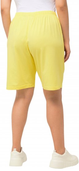 Ulla Popken Stretch Knit Bermuda Shorts Orange - Jeans & Hosen in Großen Größen – Plus Size - 