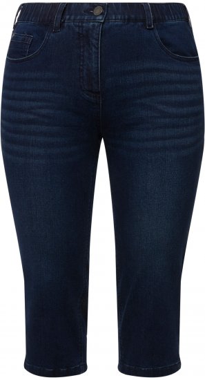 Ulla Popken Basic Capri Sarah Fit Jeans Denim Blue - Jeans & Hosen in Großen Größen – Plus Size - 