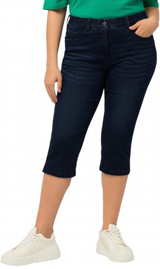 Ulla Popken Basic Capri Sarah Fit Jeans Denim Blue - Jeans & Hosen in Großen Größen – Plus Size - 