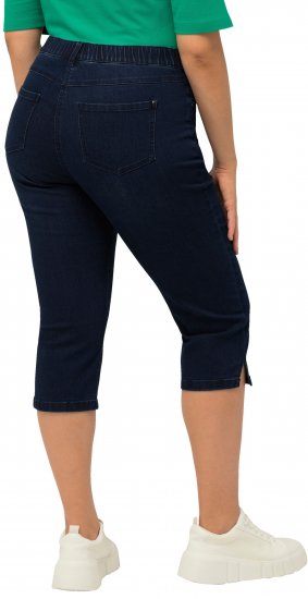 Ulla Popken Basic Capri Sarah Fit Jeans Denim Blue - Jeans & Hosen in Großen Größen – Plus Size - 
