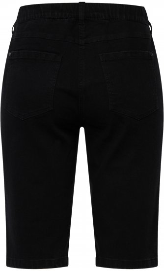 Ulla Popken Basic Denim Mandy Bermuda Shorts Black - Jeans & Hosen in Großen Größen – Plus Size - 
