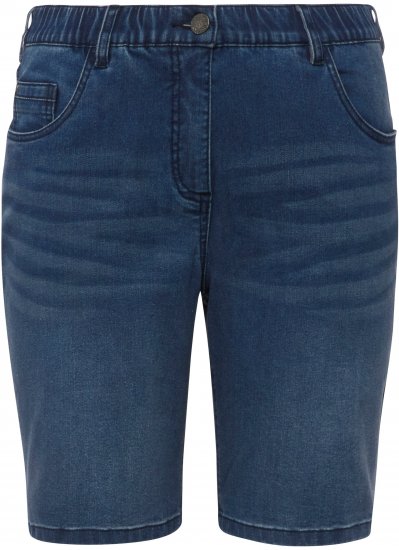 Ulla Popken Basic Denim Mandy Bermuda Shorts Light Blue Denim - Jeans & Hosen in Großen Größen – Plus Size - 