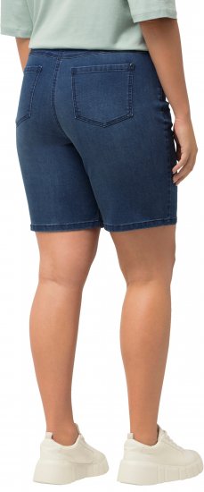 Ulla Popken Basic Denim Mandy Bermuda Shorts Light Blue Denim - Jeans & Hosen in Großen Größen – Plus Size - 