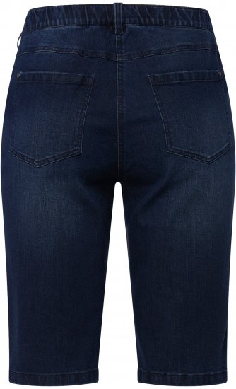 Ulla Popken Basic Denim Mandy Bermuda Shorts Blue Denim - Jeans & Hosen in Großen Größen – Plus Size - 