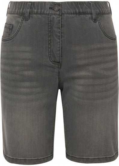 Ulla Popken Basic Denim Mandy Bermuda Shorts Denim Blue - Jeans & Hosen in Großen Größen – Plus Size - 