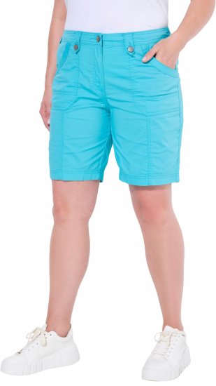 Ulla Popken Cargo Bermuda Shorts Blue - Jeans & Hosen in Großen Größen – Plus Size - 
