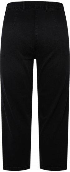 Ulla Popken Cropped Stretch Blend Mony Jeans Black - Jeans & Hosen in Großen Größen – Plus Size - 