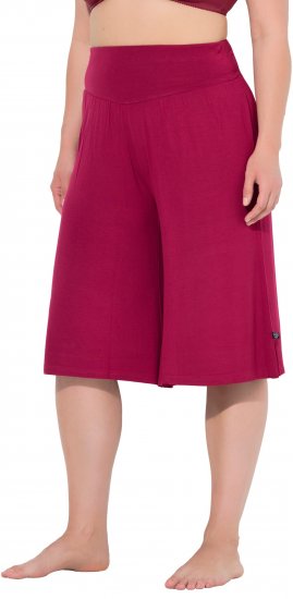 Ulla Popken Wide Leg Flared Bermuda Shorts - Jeans & Hosen in Großen Größen – Plus Size - 