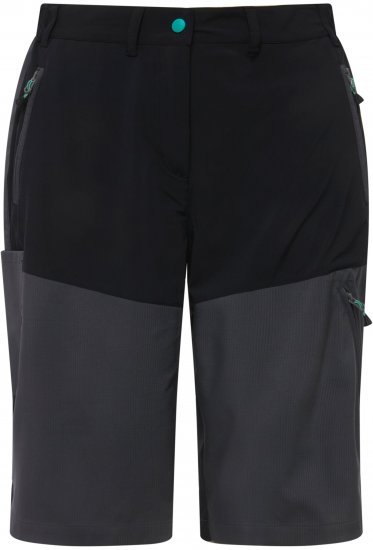 Ulla Popken Water Repellent Nordic Walking Shorts Black - Jeans & Hosen in Großen Größen – Plus Size - 