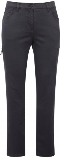 Ulla Popken Stretch Fit 6 Pocket Cargo Pants Black - Jeans & Hosen in Großen Größen – Plus Size - 