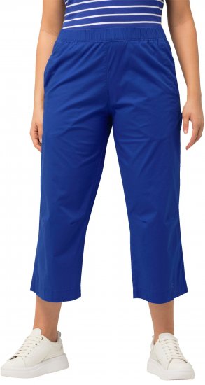 Ulla Popken Cropped Ruby Fit Pants Blue - Jeans & Hosen in Großen Größen – Plus Size - 
