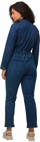 Ulla Popken Denim Boiler Suit Blue Denim - Jeans & Hosen in Großen Größen – Plus Size - 