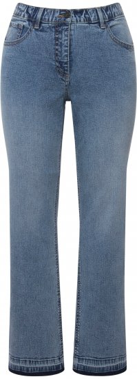 Ulla Popken Wide Leg Stretch Fit Mandy Jeans Light Blue Denim - Jeans & Hosen in Großen Größen – Plus Size - 