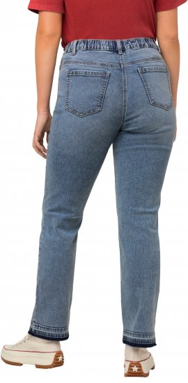 Ulla Popken Wide Leg Stretch Fit Mandy Jeans Light Blue Denim - Jeans & Hosen in Großen Größen – Plus Size - 