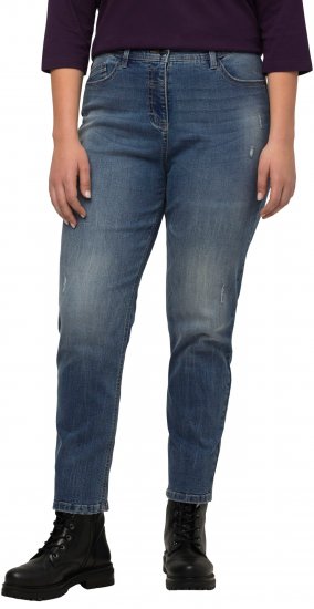 Ulla Popken Thermal Mom Jeans Blue Denim - Jeans & Hosen in Großen Größen – Plus Size - 