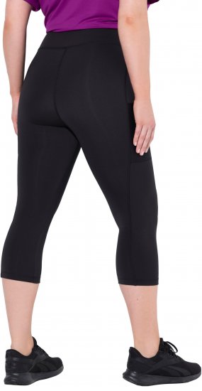 Ulla Popken Cropped High Waisted Leggings Black - Jeans & Hosen in Großen Größen – Plus Size - 