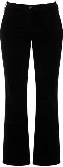 Ulla Popken Mandy Corduroy Pants Black - Jeans & Hosen in Großen Größen – Plus Size - 