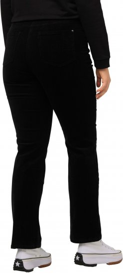 Ulla Popken Mandy Corduroy Pants Black - Jeans & Hosen in Großen Größen – Plus Size - 
