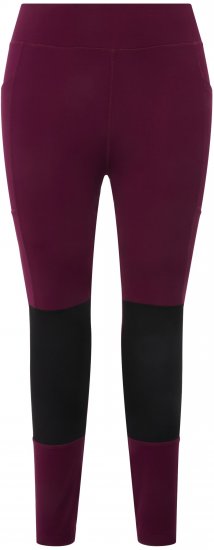 Ulla Popken High Waisted Hiking Leggings Purple - Jeans & Hosen in Großen Größen – Plus Size - 