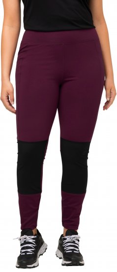 Ulla Popken High Waisted Hiking Leggings Purple - Jeans & Hosen in Großen Größen – Plus Size - 