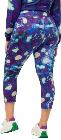 Ulla Popken Neon Bubble Quick Dry Leggings Blue - Jeans & Hosen in Großen Größen – Plus Size - 