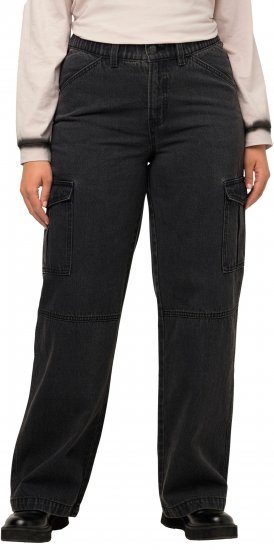 Ulla Popken Mandy Cargo Jeans Black - Jeans & Hosen in Großen Größen – Plus Size - 