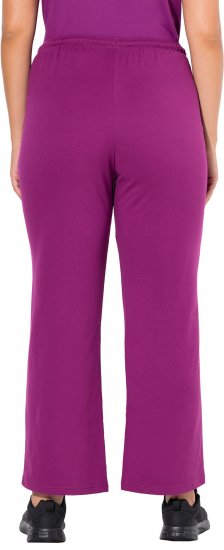 Ulla Popken Straight Leg Joggers Purple - Jeans & Hosen in Großen Größen – Plus Size - 