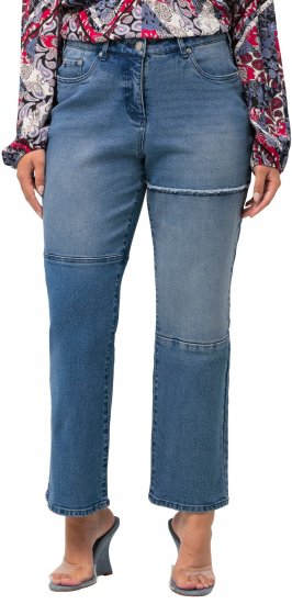 Ulla Popken Patchwork Jeans Blue - Jeans & Hosen in Großen Größen – Plus Size - 