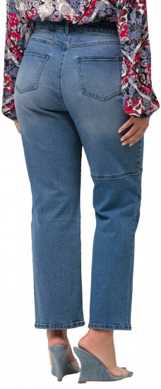 Ulla Popken Patchwork Jeans Blue - Jeans & Hosen in Großen Größen – Plus Size - 