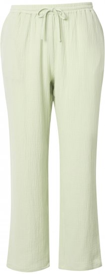 Ulla Popken Muslin Pull On Pants Green - Jeans & Hosen in Großen Größen – Plus Size - 
