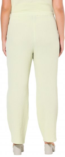 Ulla Popken Muslin Pull On Pants Green - Jeans & Hosen in Großen Größen – Plus Size - 