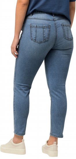 Ulla Popken Rhinestone Detail Stretch Fit Skinny Jeans Blue - Jeans & Hosen in Großen Größen – Plus Size - 