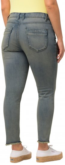 Ulla Popken Fringed Hem Sarah Jeans Blue - Jeans & Hosen in Großen Größen – Plus Size - 