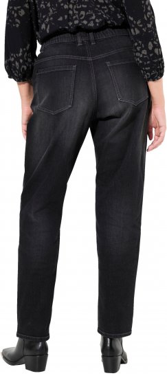 Ulla Popken Decorative Seam Boyfriend Jeans Dark Teal - Jeans & Hosen in Großen Größen – Plus Size - 