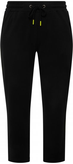 Ulla Popken Decorative Seam Sweatpants Black - Jeans & Hosen in Großen Größen – Plus Size - 