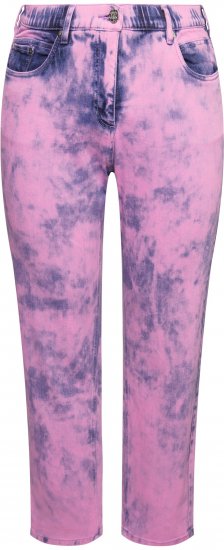 Ulla Popken Color Wash Stretch Fit Boyfriend Jeans Bold Pink - Jeans & Hosen in Großen Größen – Plus Size - 