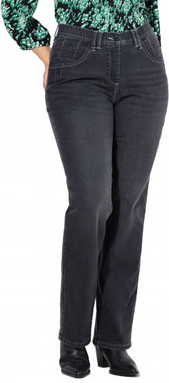 Ulla Popken Wide Leg Mandy Jeans Black - Jeans & Hosen in Großen Größen – Plus Size - 